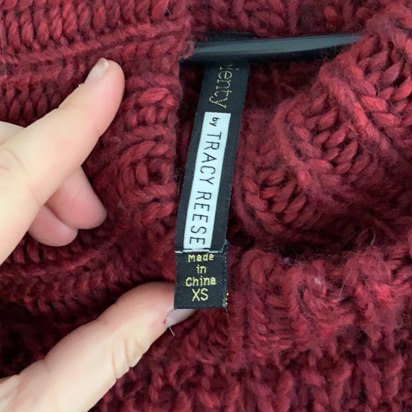 Anthropologie Long Red Sweater - Picture 3 of 7